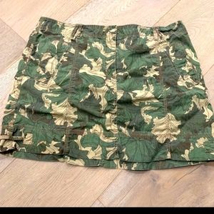Ann Taylor Loft camo skirt